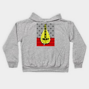 Hurdy-Gurdy with patterns Kids Hoodie